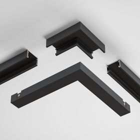 Коннектор угловой, накладной Basity, черный / Maytoni TRA172CL-11B