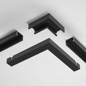 Угловой коннектор питания Basity, черный / Maytoni TRA172CPC-1B