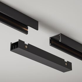 Коннектор питания прямой Basity, черный / Maytoni TRA172IPC-1B