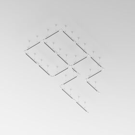 Шинопровод 2м Trinity накладной/подвесной белый / Maytoni TRX005-312W