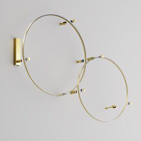 Шинопровод круглый 650 мм Flarity латунь / Maytoni TRX154-R-D650-BS