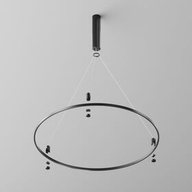 Шинопровод круглый 800мм Flarity черный / Maytoni TRX154-R-D800-B