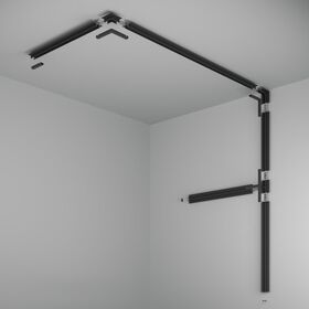 Шинопровод 3м встраиваемый под ГКЛ 12,5мм Basity, черный / Maytoni TRX172-123B