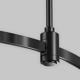 Шинопровод полукруг 800мм Flarity черный / Maytoni TRX154-SR-D800-B