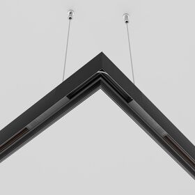 Коннектор питания угловой 15 см Exility черный / Maytoni TRA034CPC-42B-15