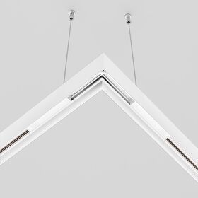 Коннектор питания угловой 15 см Exility белый / Maytoni TRA034CPC-42W-15