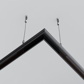 Коннектор угловой для круглого низкопрофильного шинопровода Exility / Maytoni TRAM034CL-R-41B