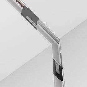 Коннектор угловой внутренний Exility встраиваемый под ГКЛ 9,5мм, белый / Maytoni TRA034CL-42W