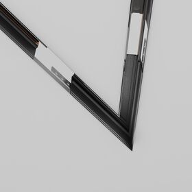 Угол-соединитель 45° Exility встраиваемый под ГКЛ 12,5мм, черный / Maytoni TRA034CLS-42.12B