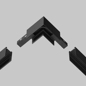 Коннектор питания угловой гибкий 15 см Exility черный / Maytoni TRA034CPC-42B-15-1