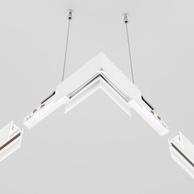 Коннектор питания угловой 15 см Exility белый / Maytoni TRA034CPC-42W-15