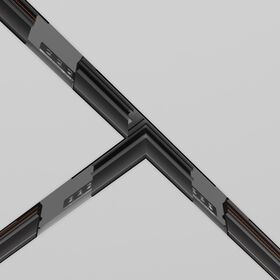 Коннектор Т-образный Exility встраиваемый под ГКЛ 9,5мм, черный / Maytoni TRA034CT-42B