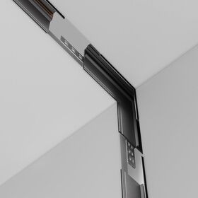 Коннектор угловой внутренний Exility встраиваемый под ГКЛ 12,5 мм, черный / Maytoni TRA034ICL-42.12B