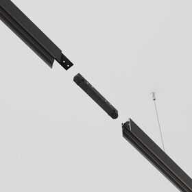 Коннектор питания прямой Exility черный TRA034PC-42B / Maytoni TRA034PC-42B