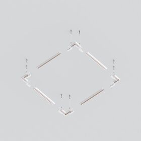 Шинопровод 2м Exility низкопрофильный подвесной круглый / Maytoni TRXM034-R-412W