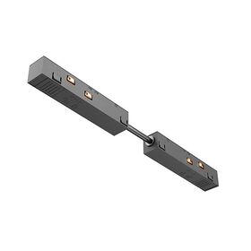 Коннектор питания прямой гибкий 5см Exility черный / Maytoni TRA034CPC-42B-5