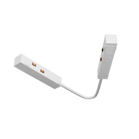 Коннектор питания угловой 15 см Exility белый / Maytoni TRA034CPC-42W-15