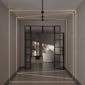 Трековый светильник Outline Exility 4000K 6Вт 180° / Maytoni TR090-2-6W4K-B