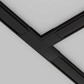 Коннектор питания T-образный Radity черный / Maytoni TRA084CT-11B