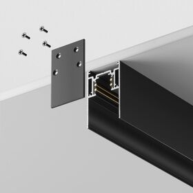 Шинопровод 2м Gravity накладной/подвесной черный / Maytoni TRX010-412B