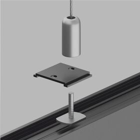 Крепление для троса S35 черное 1 шт. / Maytoni TRA004HP-21B