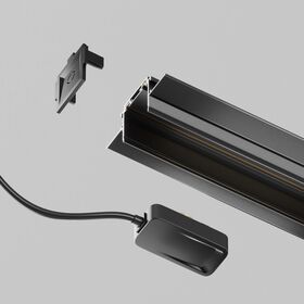 Ввод питания(0,5м) Radity для встраиваемого монтажа черный / Maytoni TRA084B-12B-50