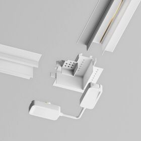Коннектор питания угловой Radity встраиваемый белый / Maytoni TRA084CPC-W-12