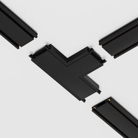 Коннектор питания T-образный Radity черный / Maytoni TRA084CT-11B