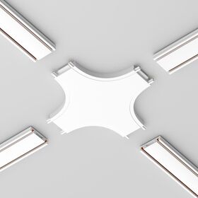 Коннектор питания X-образный Radity белый / Maytoni TRA084CX-11W