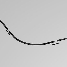 Коннектор радиусный D600 накладной Levity черный / Maytoni TRA184-R600-11B