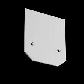 Заглушка торцевая для профиля TRA004MP-21S S35 серый / Maytoni TRA004MPEC-21S