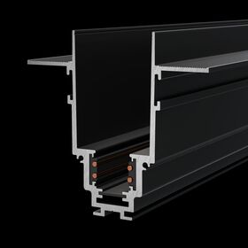 Шинопровод 3м S35 чёрный встраиваемый / Maytoni TRX004-223B