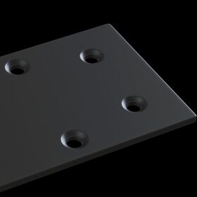 Заглушка торцевая S35 накладная черная 1 шт. / Maytoni TRA004EC-21B