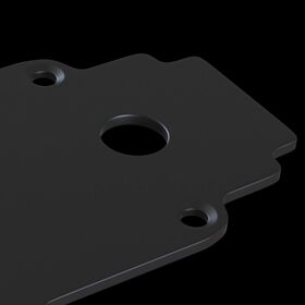 Заглушка торцевая S35 встраиваемая черная 1 шт. / Maytoni TRA004EC-22B