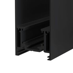 Шинопровод 1м S35 накладной/подвесной черный / Maytoni TRX004-211B