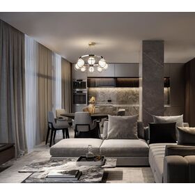 Подвесной светильник Maytoni Carcass MOD312PL-08GCH