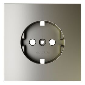 Накладка для розетки с заземлением S70 (шелк) / Voltum VLS000604