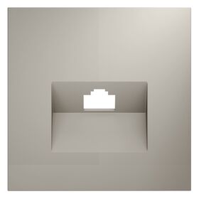 Накладка для розетки компьютерной RJ45 кат.6 S70 (кашемир) / Voltum VLS001303