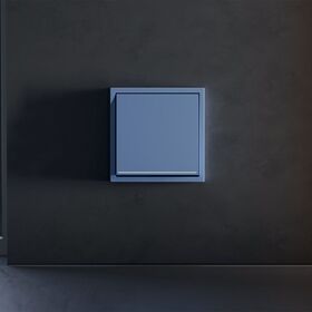 Клавиша для выключателя/переключателя одноклавишного с подсветкой S70 (деним) / Voltum VLS000215