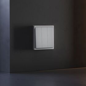 Клавиши для выключателя/переключателя трехклавишного S70 (серый) / Voltum VLS000516