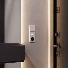 Клавиши для выключателя/переключателя двухклавишного с подсветкой S70 (серый) / Voltum VLS000416