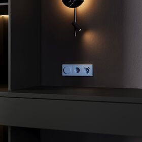 Накладка для светорегулятора поворотно-нажимного S70 (деним) / Voltum VLS002015