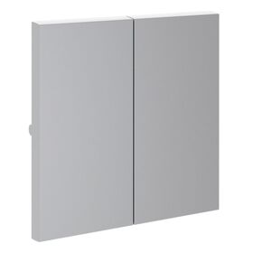 Клавиши для выключателя/переключателя двухклавишного S70 (серый) / Voltum VLS000316