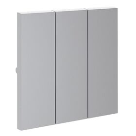 Клавиши для выключателя/переключателя трехклавишного S70 (серый) / Voltum VLS000516