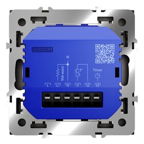 Терморегулятор электронный для теплого пола S70 (капучино) / Voltum VLS070114