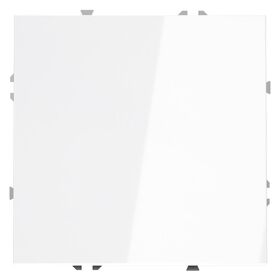 Выключатель одноклавишный S70 (белый глянцевый) / Voltum VLS010101