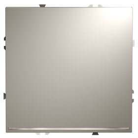 Выключатель одноклавишный с подсветкой S70 (кашемир) / Voltum VLS010203