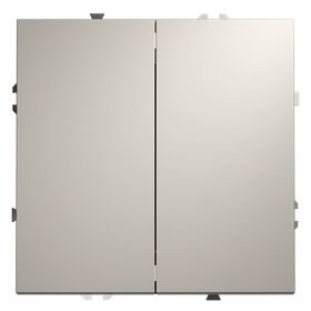 Выключатель двухклавишный S70 (кашемир) / Voltum VLS020103