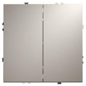 Проходной переключатель двухклавишный S70 (кашемир) / Voltum VLS020303