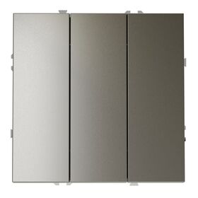 Выключатель трехклавишный S70 (шелк) / Voltum VLS030104